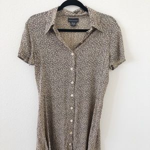 Banana republic button down shirt dress size 6